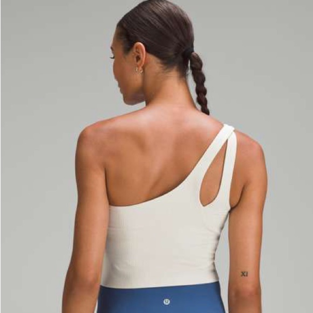 Lululemon Ribbed Nulu Asymmetrical Yoga Tank Top Size‎ 12